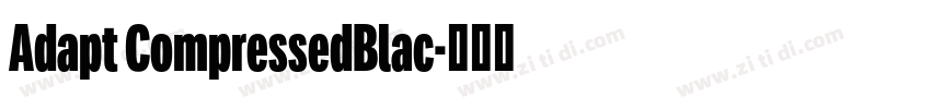 Adapt CompressedBlac字体转换 Adapt CompressedBlac字体转换